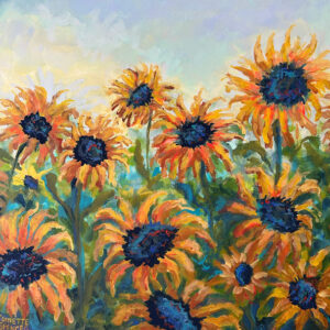 $450. Summers Last Hurrah 20 x 20 "